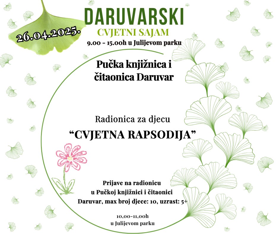 DARUVARSKI CVJETNI SAJAM_RADIONICA ZA DJECU CVJETNA RAPSODIJA