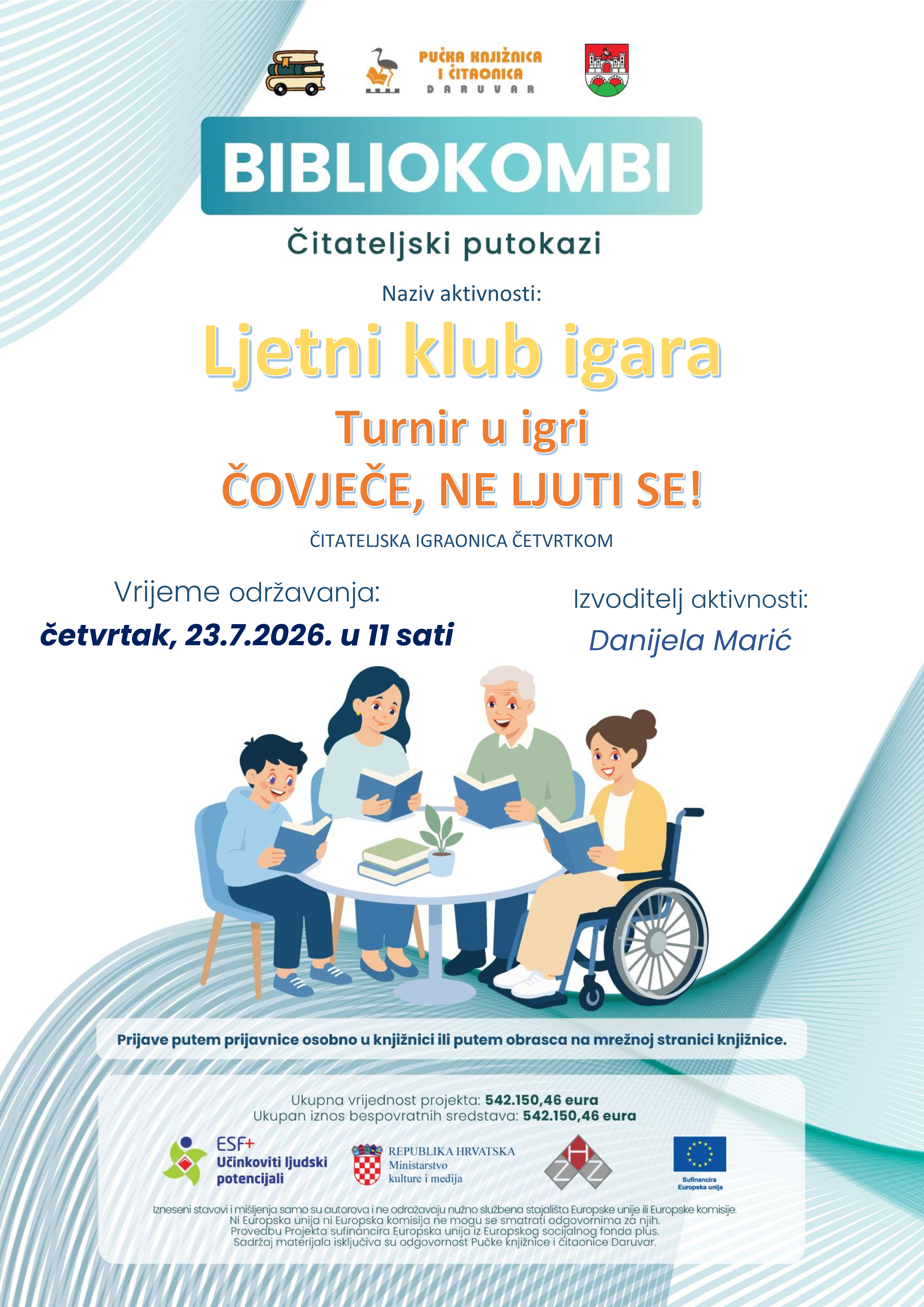 Bibliokombi - čovječe ne ljuti se 